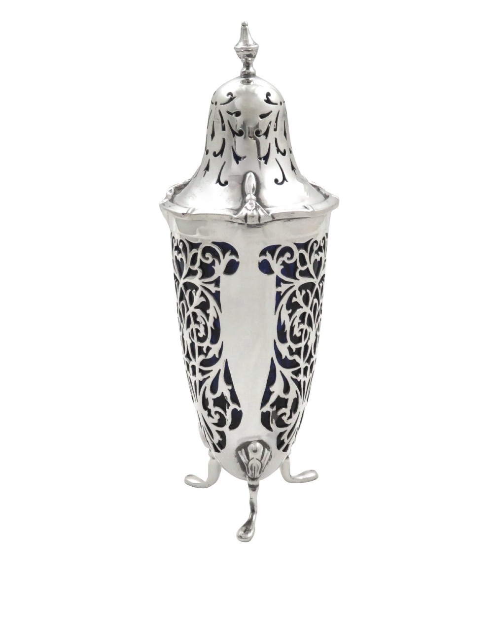 Antique Sterling Silver Sugar Shaker 1928 View VIII