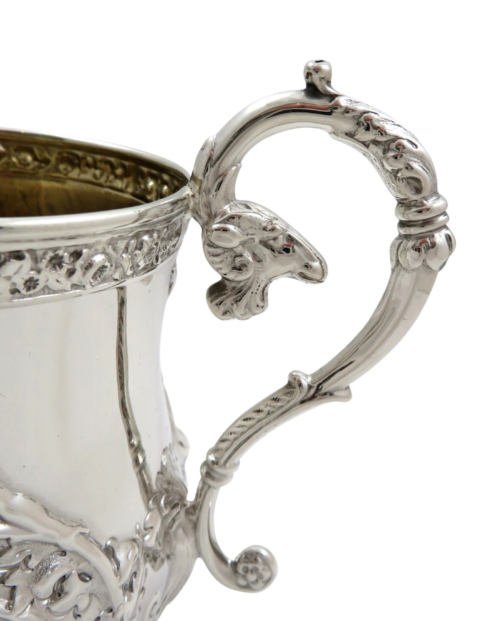 Antique George V Sterling Silver Christening Mug 1912 View III