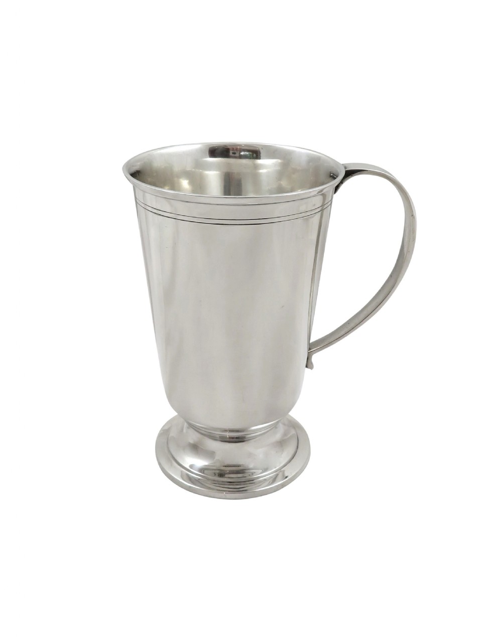 Antique Art Deco Sterling Silver Tankard / Mug 1936 View VIII
