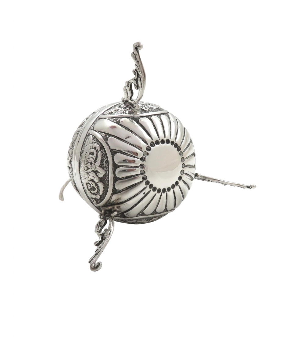 Antique Victorian Sterling Silver String Box 1894 View VII