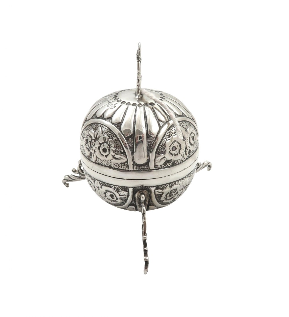 Antique Victorian Sterling Silver String Box 1894 View XIII