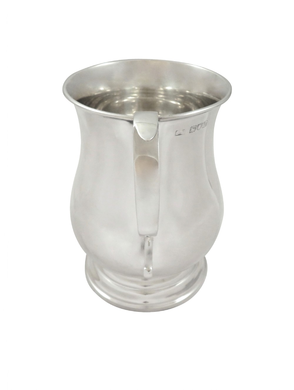 Antique Victorian Sterling Silver Pint Tankard / Mug 1897 View VI