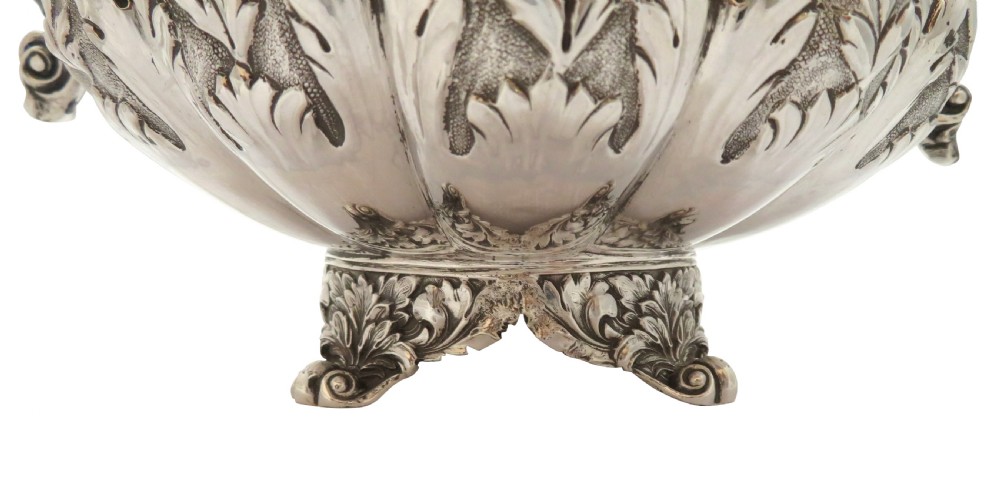 Antique William IV Sterling Silver 2 Handle Bowl 1836 View VII