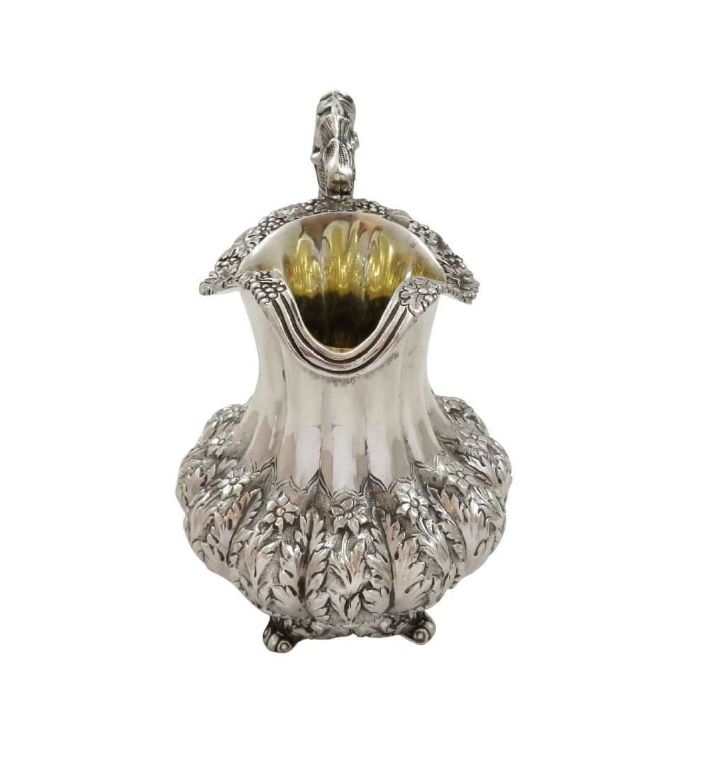 Antique William IV Sterling Silver Jug 1836 View V