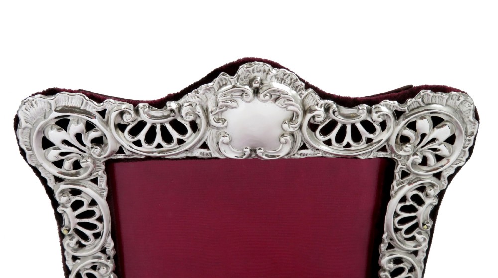 Pair of Antique Edwardian Sterling Silver 7 1/2