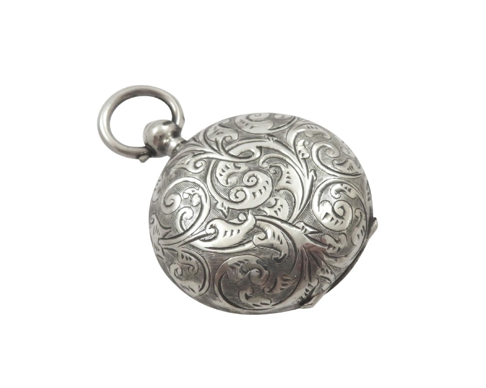 Antique George V Sterling Silver Sovereign Case 1912 View IV