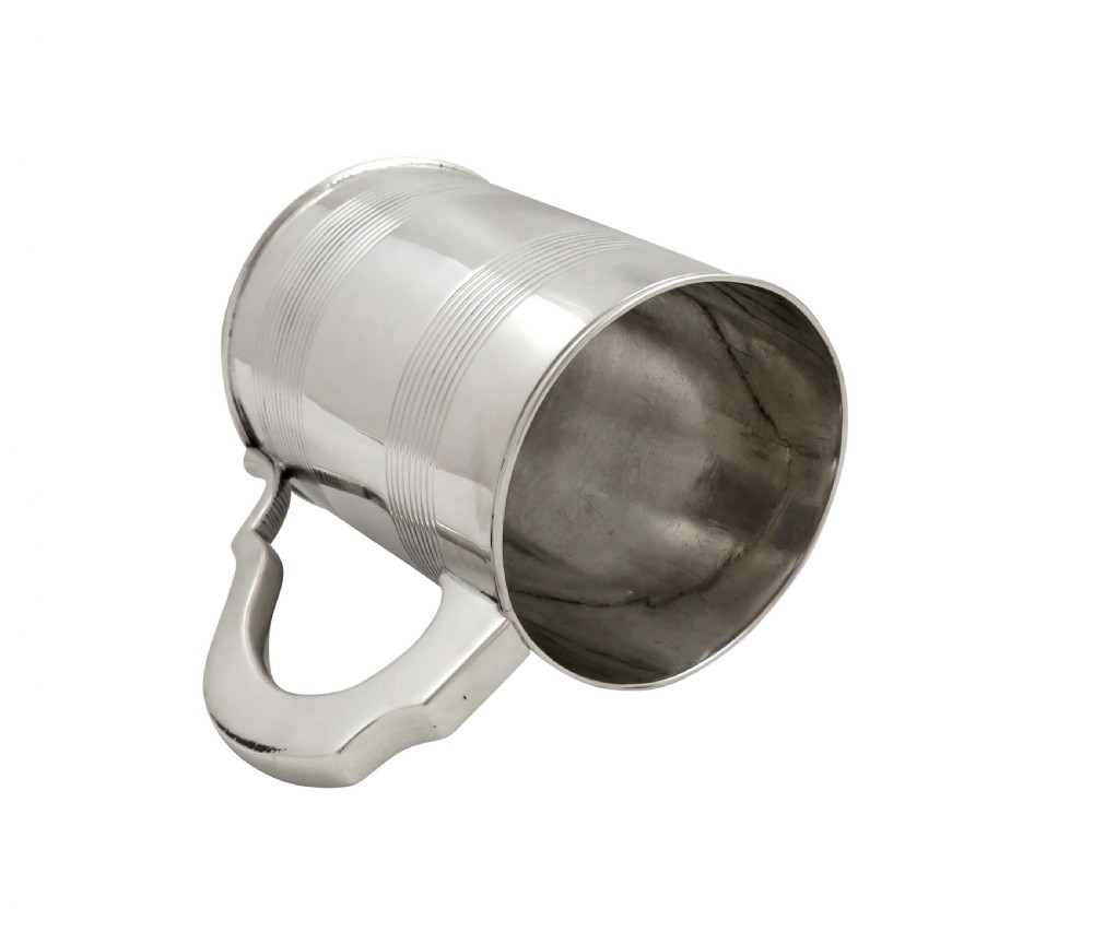Antique Georgian Sterling Silver Tankard / Mug 1805 View II
