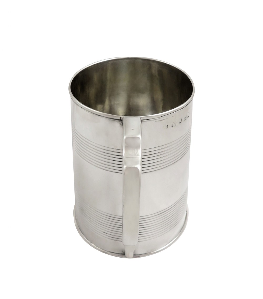 Antique Georgian Sterling Silver Tankard / Mug 1805 View VII