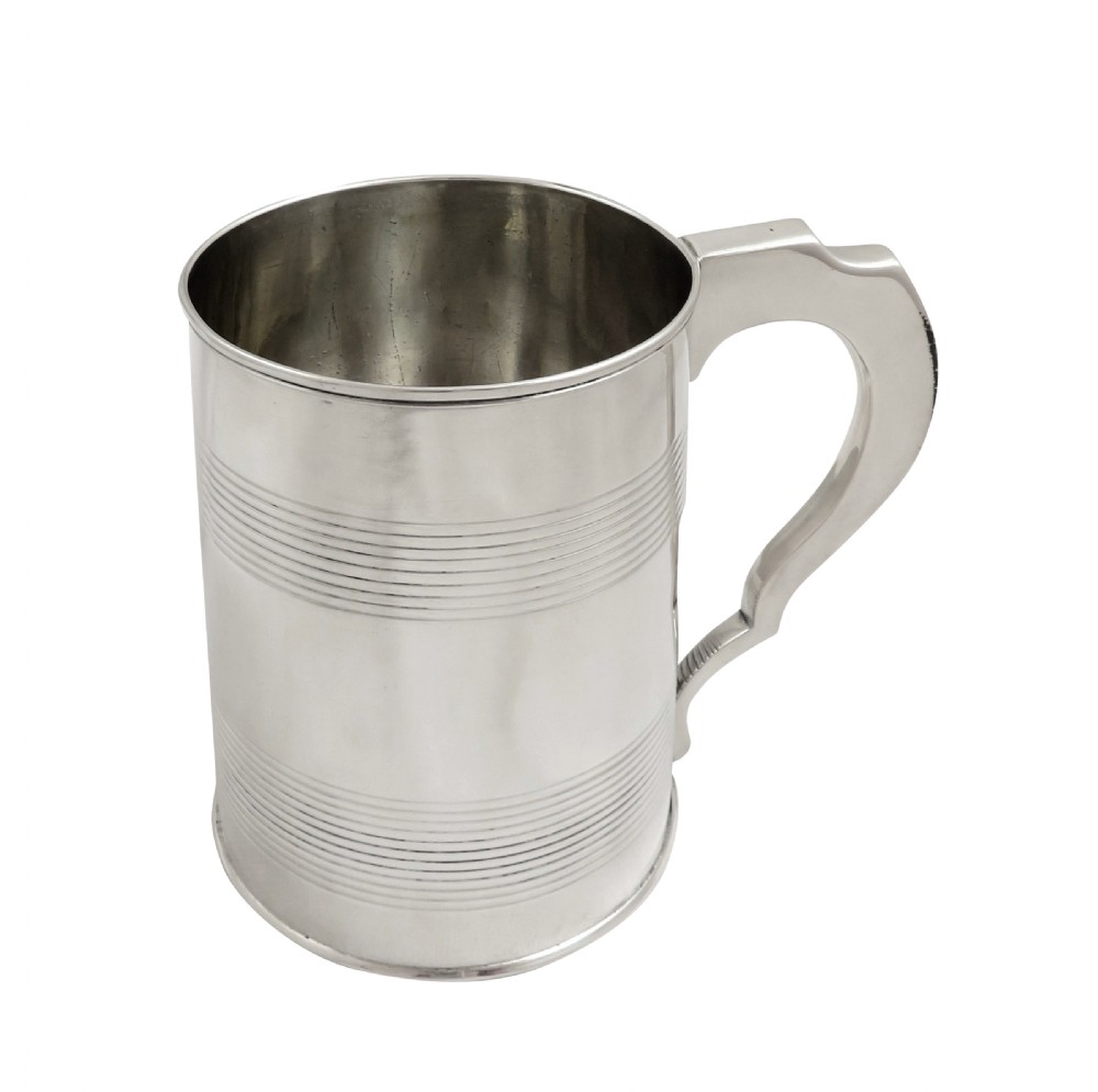 Antique Georgian Sterling Silver Tankard / Mug 1805 View IX
