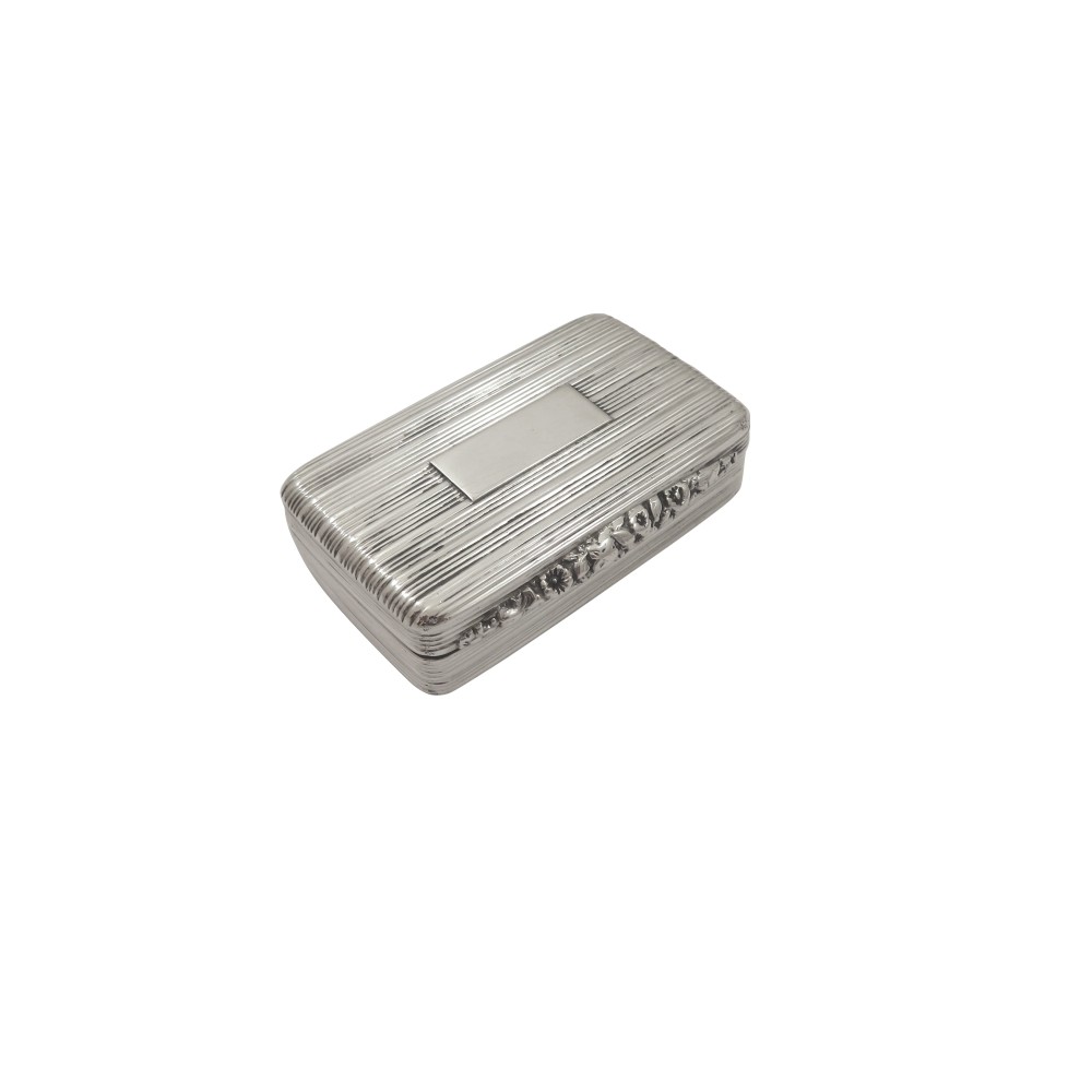 Antique William IV Sterling Silver Snuff Box 1834