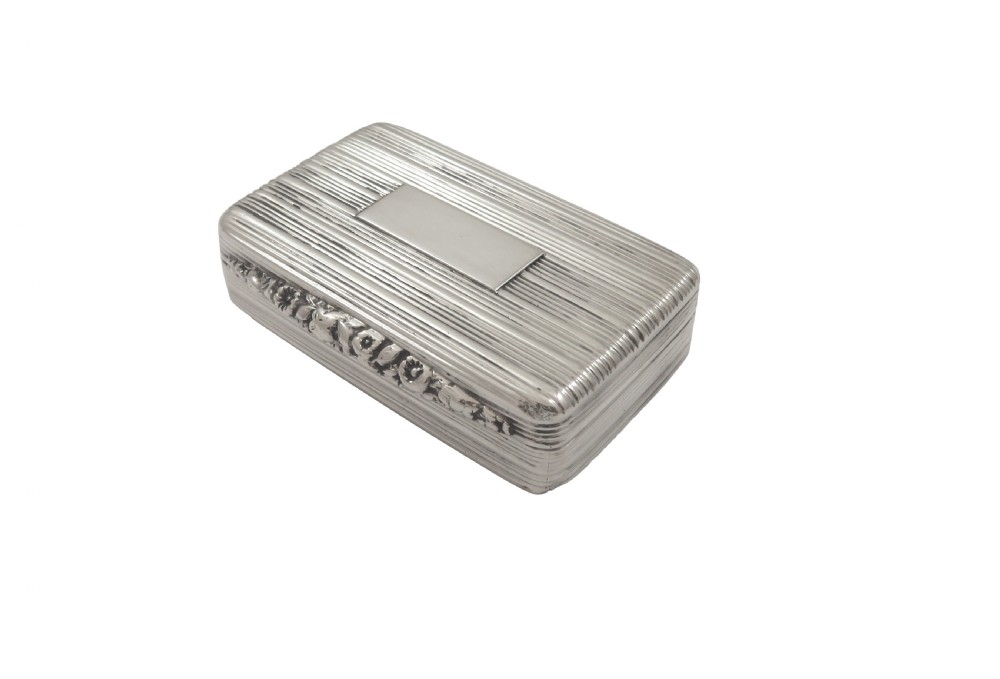 Antique William IV Sterling Silver Snuff Box 1834 View VII