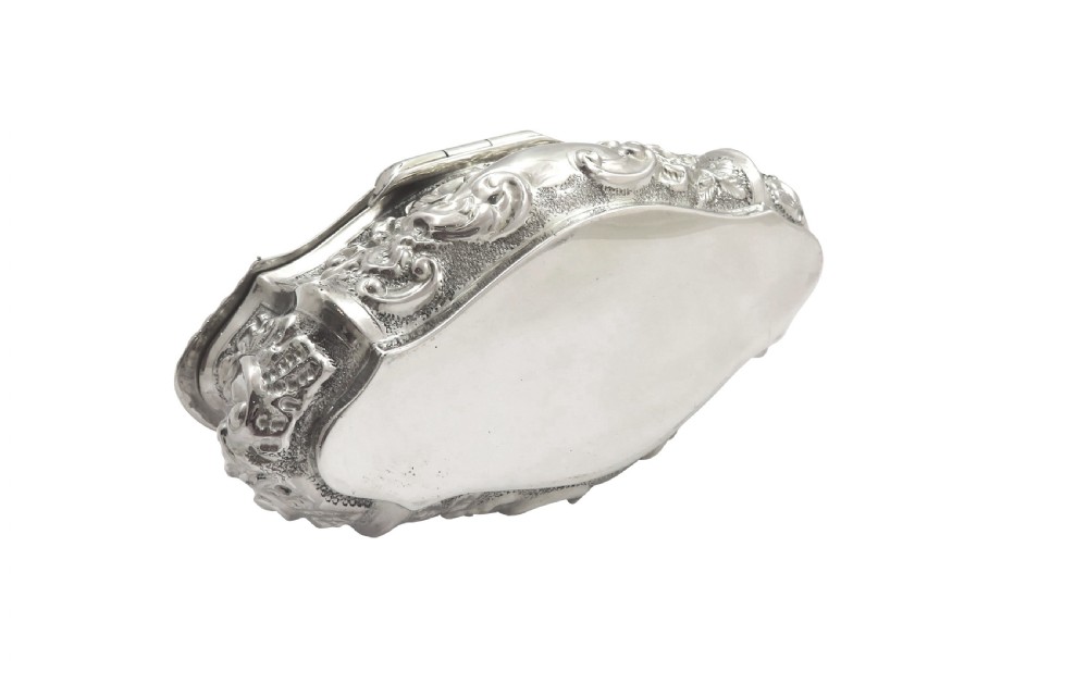 Antique Edwardian Sterling Silver Trinket Box 1901 View V