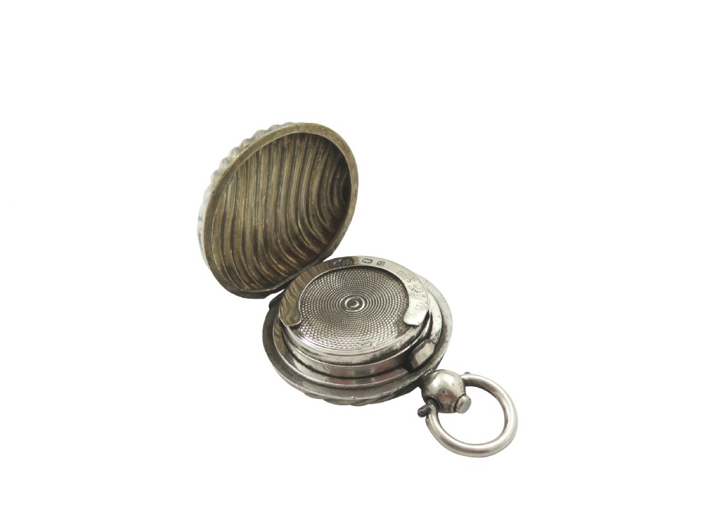 Antique Edwardian Sterling Silver Sovereign Case 1904 View VI
