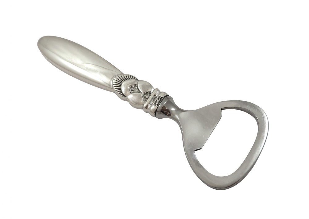 Vintage Sterling Silver Georg Jensen 'Cactus' Bottle Opener View V