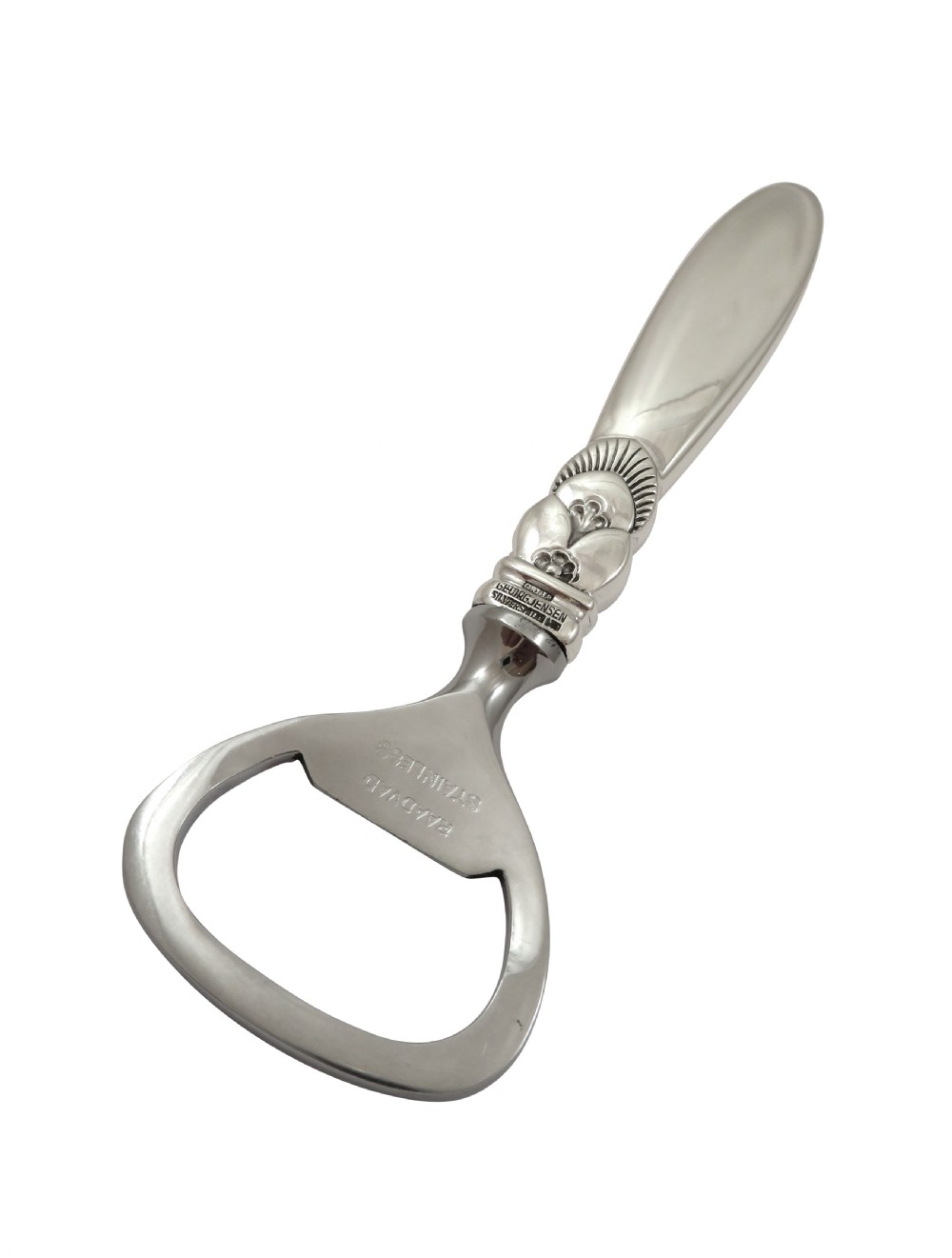 Vintage Sterling Silver Georg Jensen 'Cactus' Bottle Opener View VII