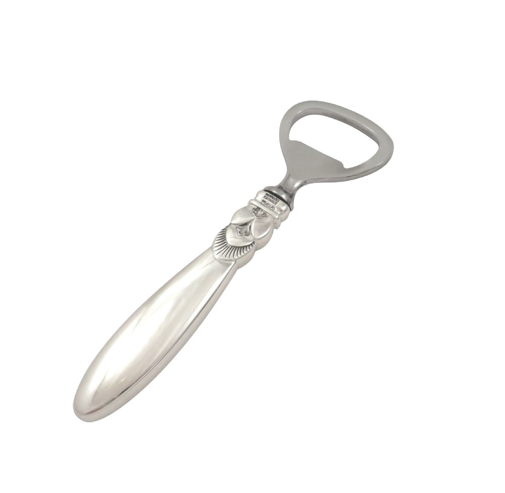 Vintage Sterling Silver Georg Jensen 'Cactus' Bottle Opener View IX