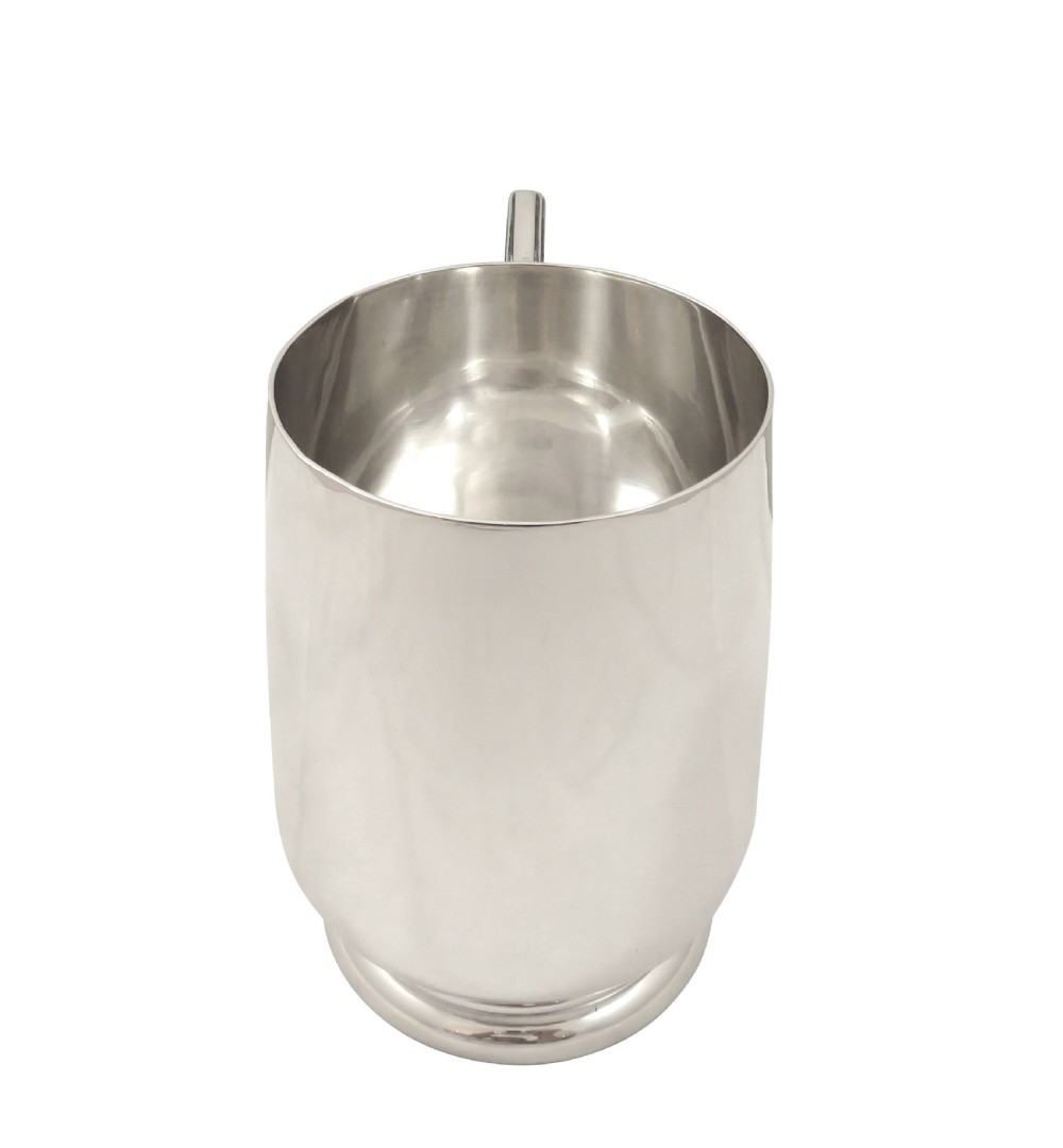Antique Art Deco Sterling Silver Pint Tankard / Mug 1936 View III