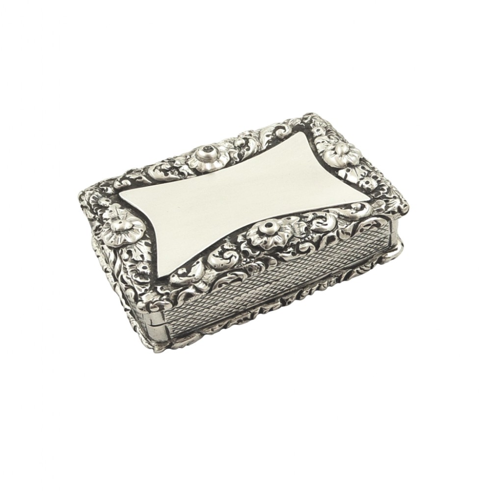Antique William IV Sterling Silver Vinaigrette 1830
