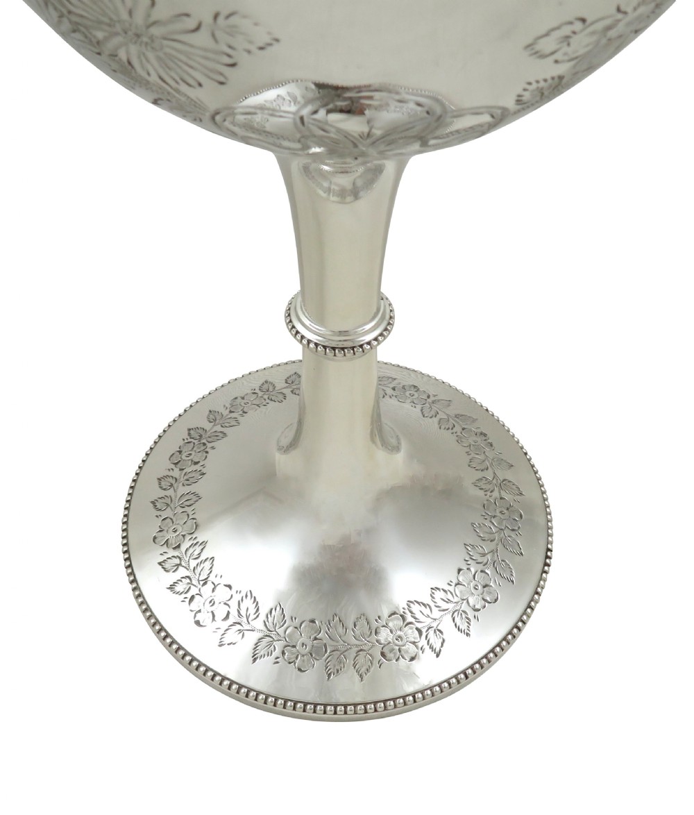 Huge Antique Victorian Sterling Silver 12 1/2