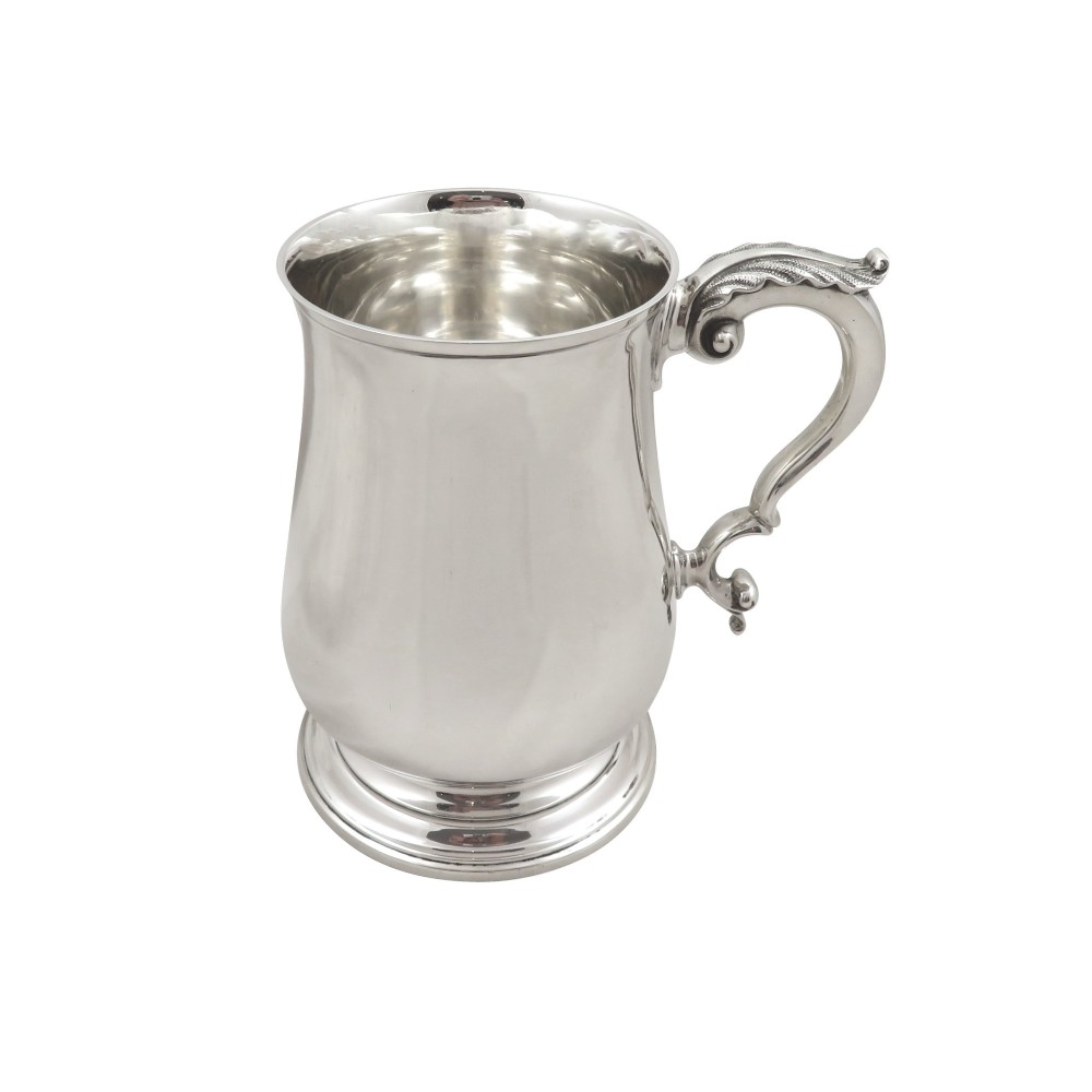 Vintage Sterling Silver Pint Mug / Tankard 1965