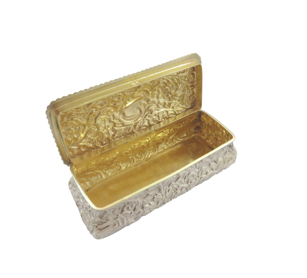 Antique Victorian Sterling Silver Trinket Box 1895 View II