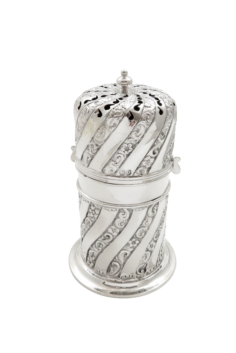 Antique Victorian Sterling Silver Sugar Shaker / Caster 1894 View IV