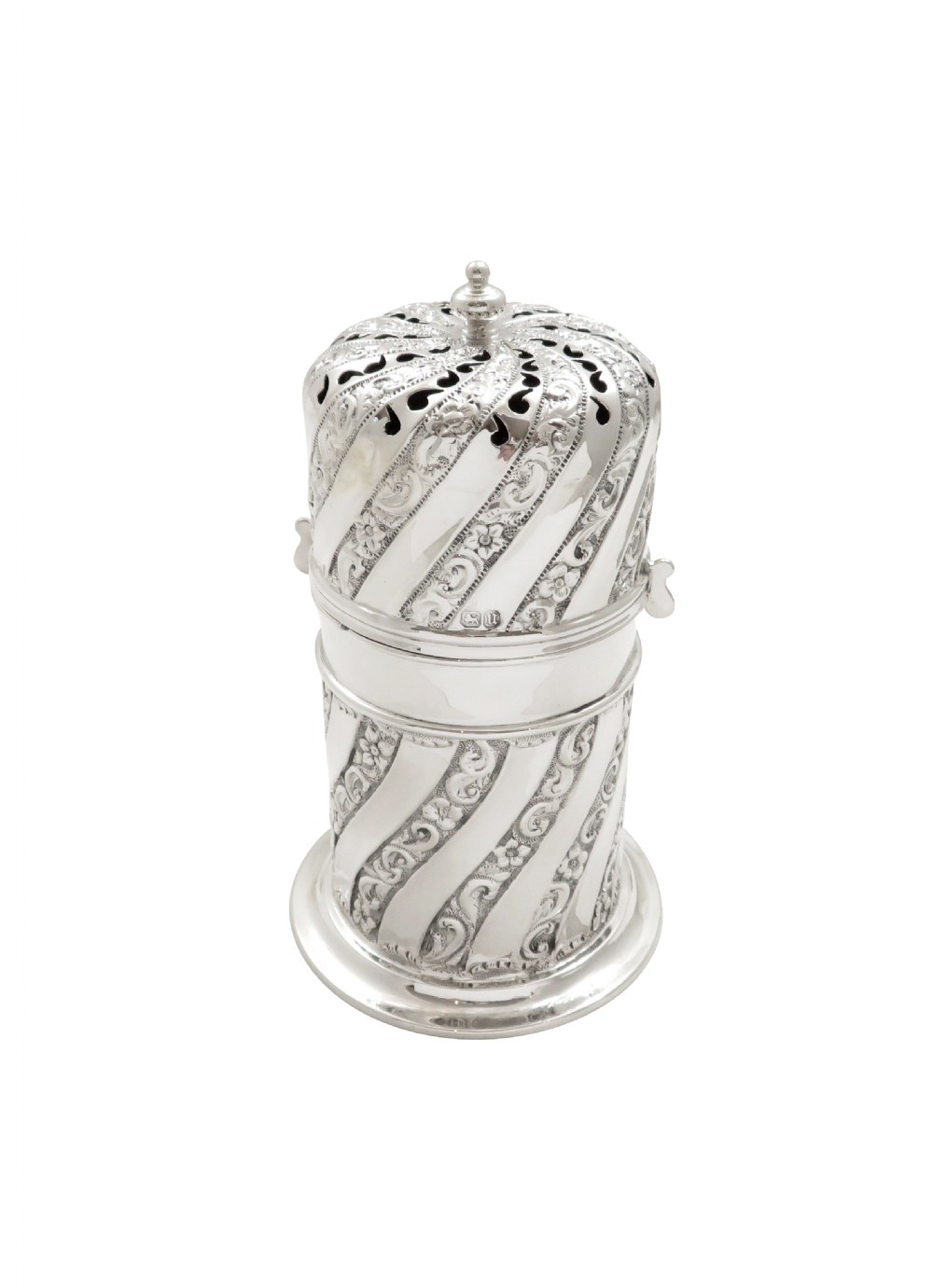 Antique Victorian Sterling Silver Sugar Shaker / Caster 1894 View VIII