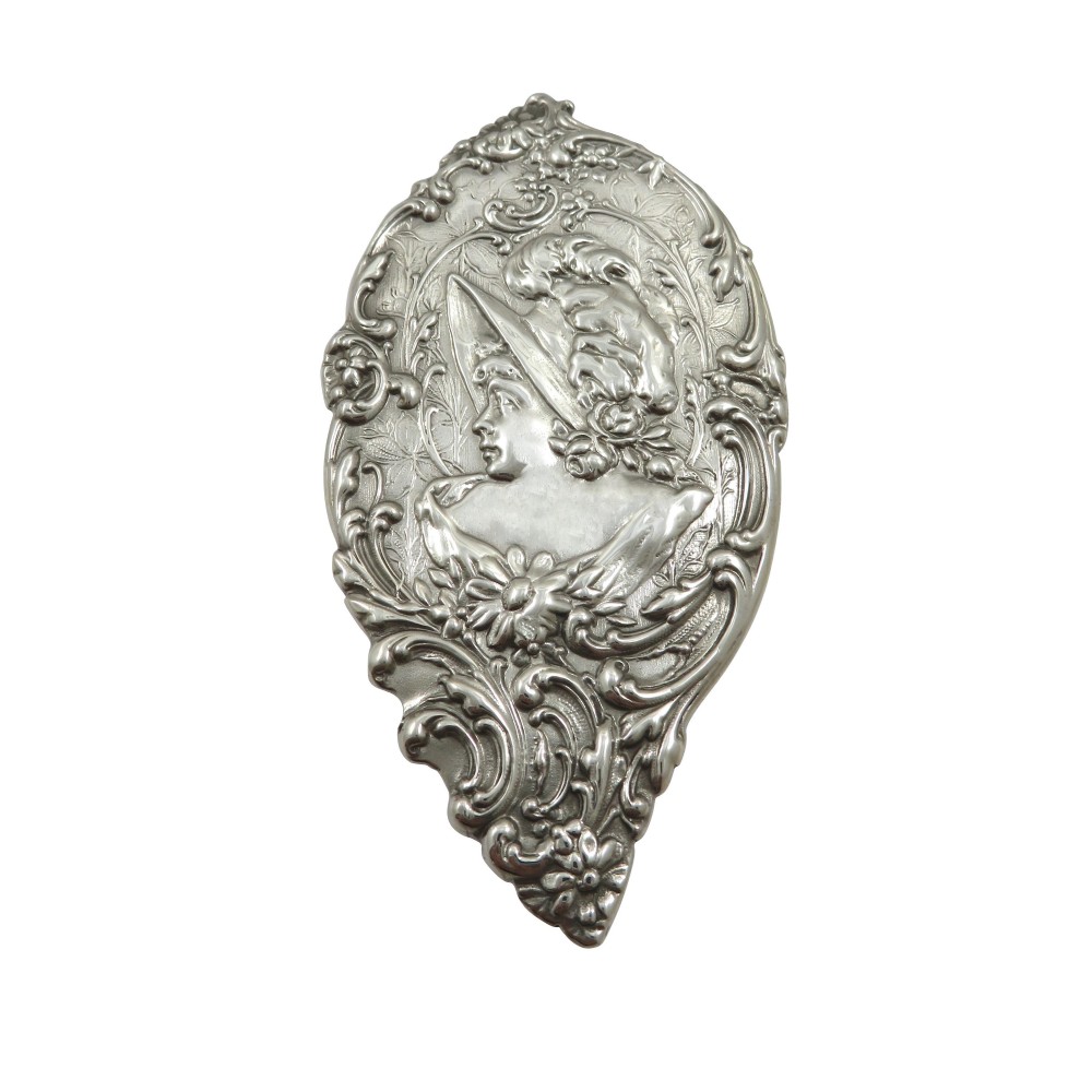 Antique Edwardian Sterling Silver Trinket Box 1901