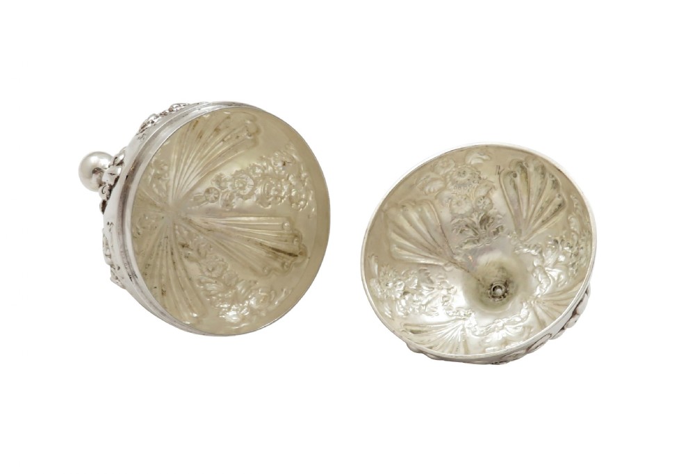 Antique Victorian Sterling Silver String Box 1893 View V