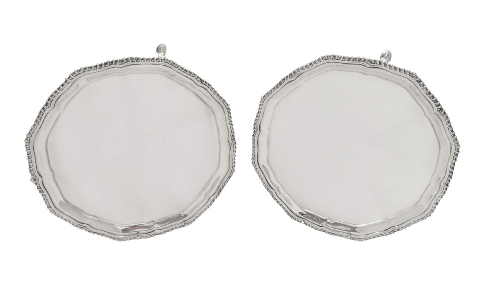 Pair of Antique George V Sterling Silver 8