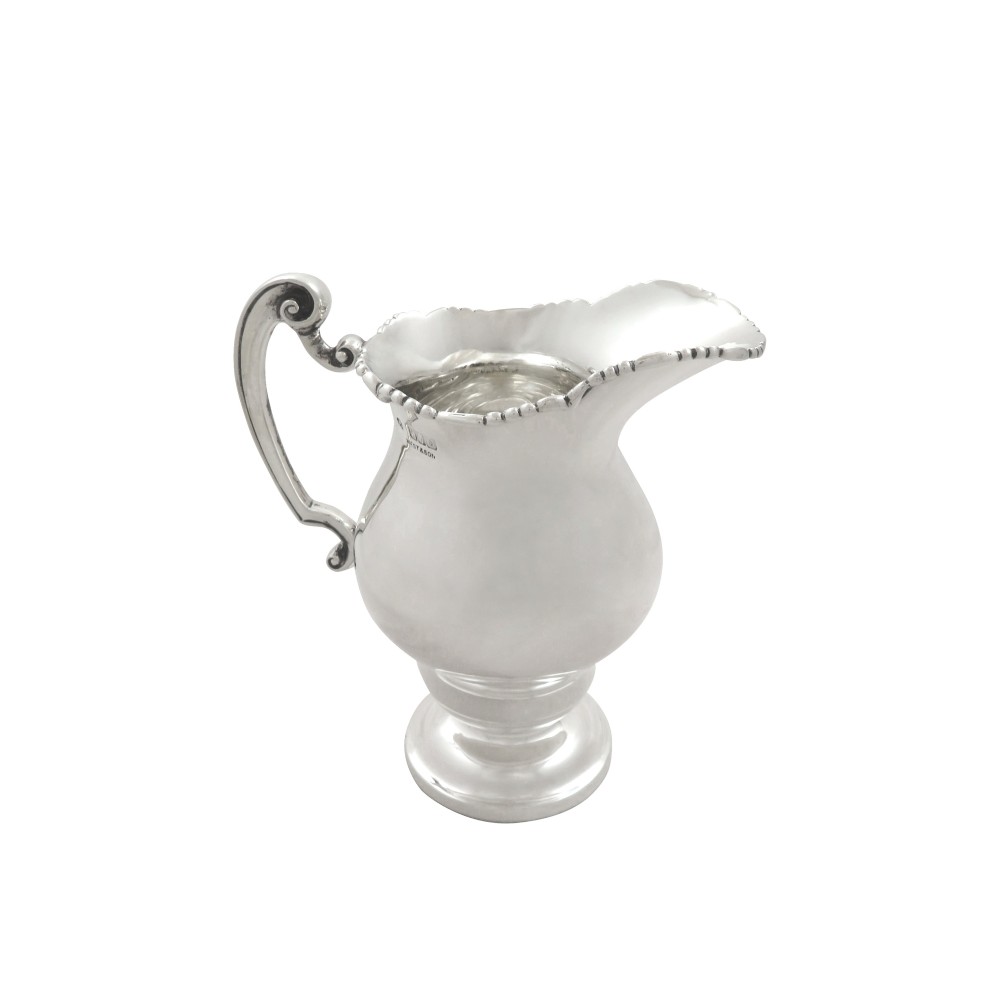 Antique George V Irish Sterling Silver Jug - Dublin 1915