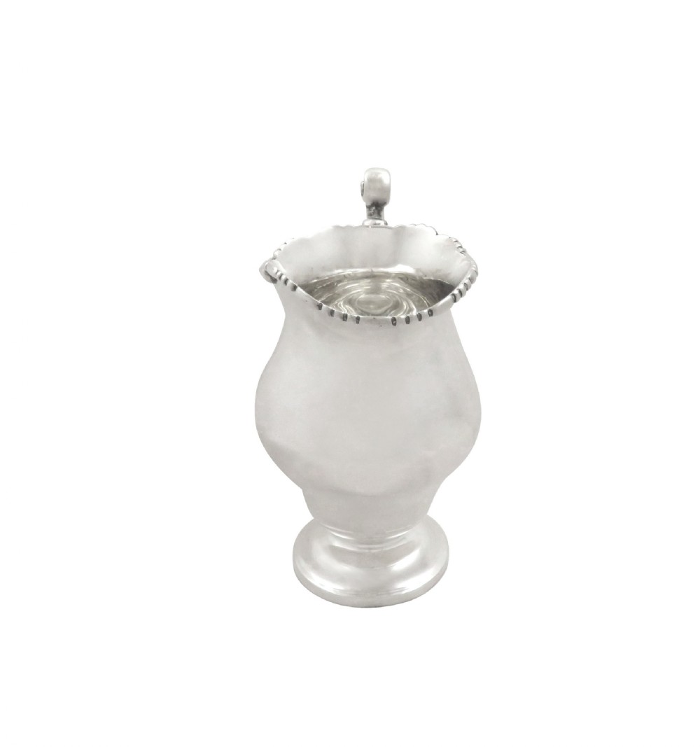 Antique George V Irish Sterling Silver Jug - Dublin 1915 View V