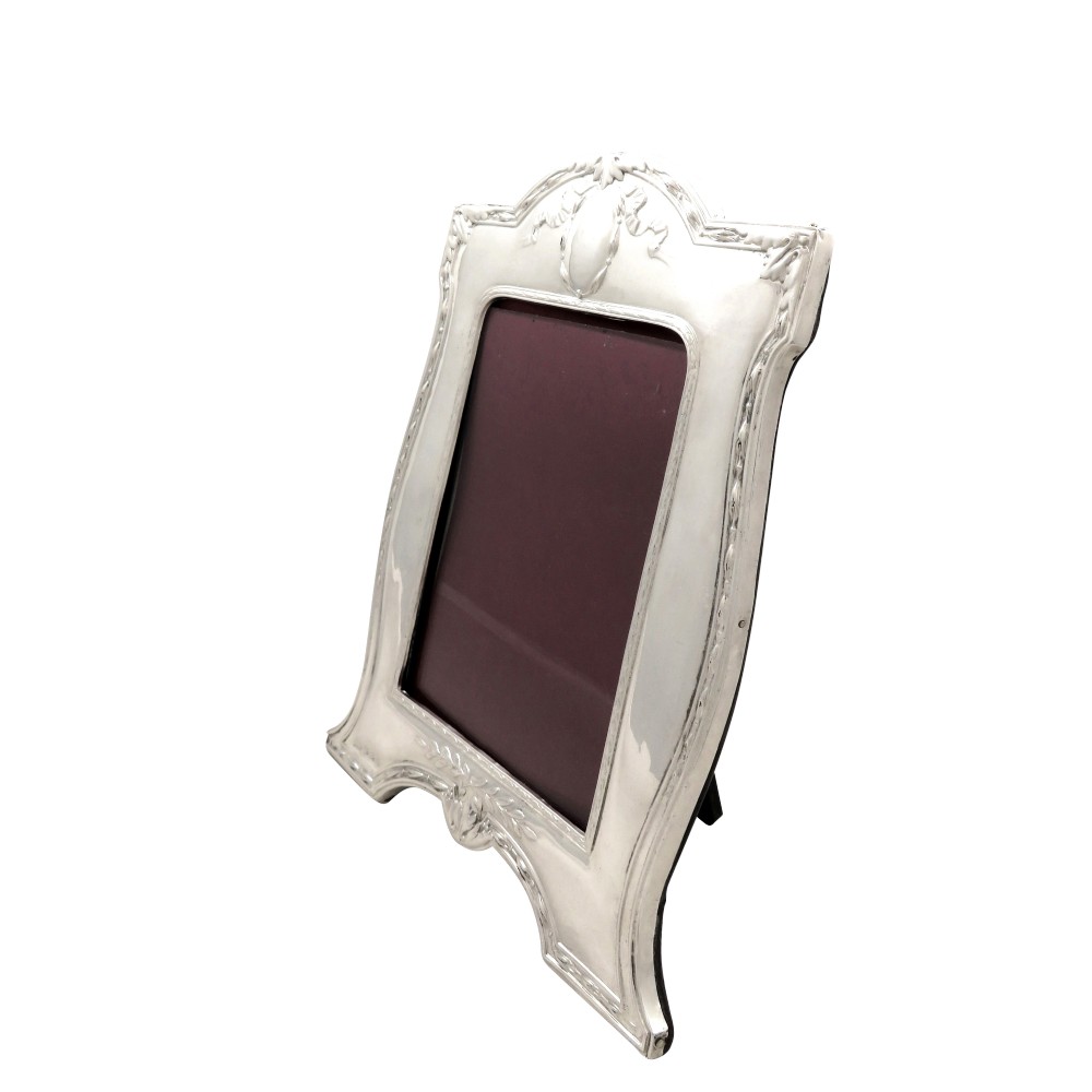 Antique Edwardian Sterling Silver Photo Frame 1910