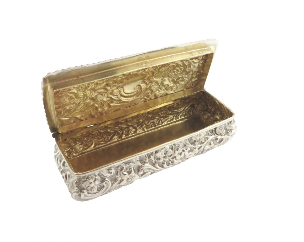 Antique Victorian Sterling Silver Trinket Box 1895 View V