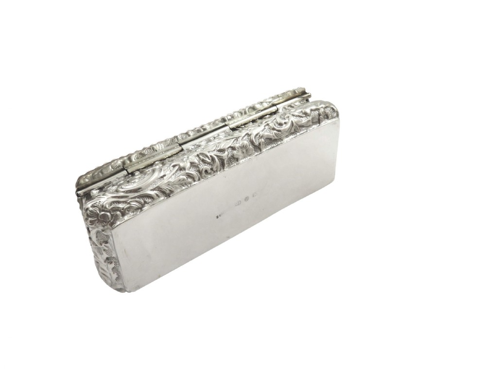 Antique Victorian Sterling Silver Trinket Box 1895 View VII