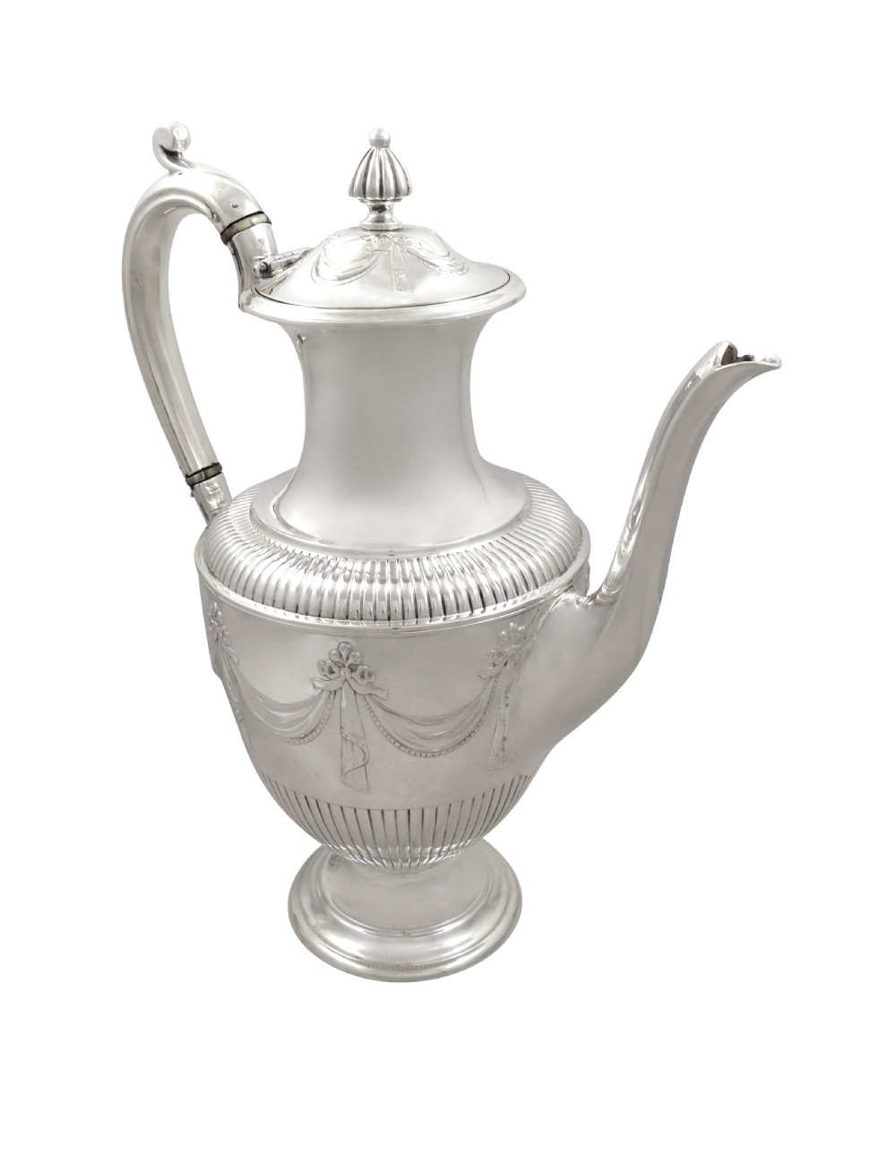 Antique Victorian Sterling Silver Coffee Pot 1881 View XI
