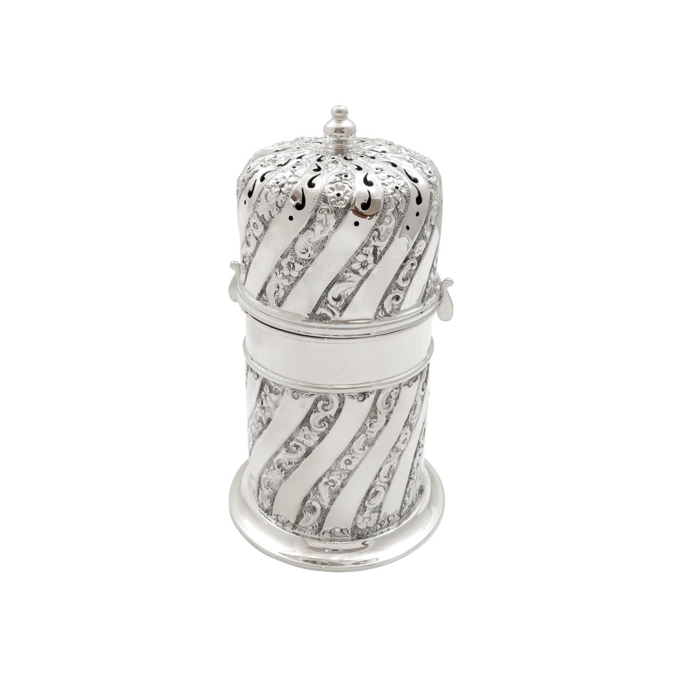 Antique Victorian Sterling Silver Sugar Shaker 1896