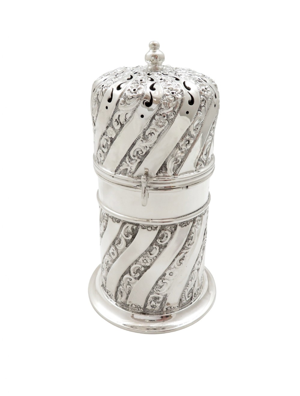 Antique Victorian Sterling Silver Sugar Shaker 1896 View VIII
