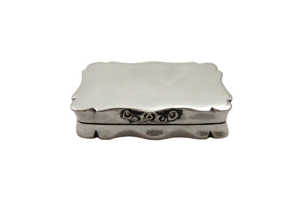 Antique Early Victorian Sterling Silver Vinaigrette 1849 View VII