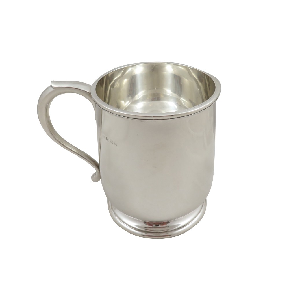 Antique Sterling Silver Pint Tankard / Mug 1926