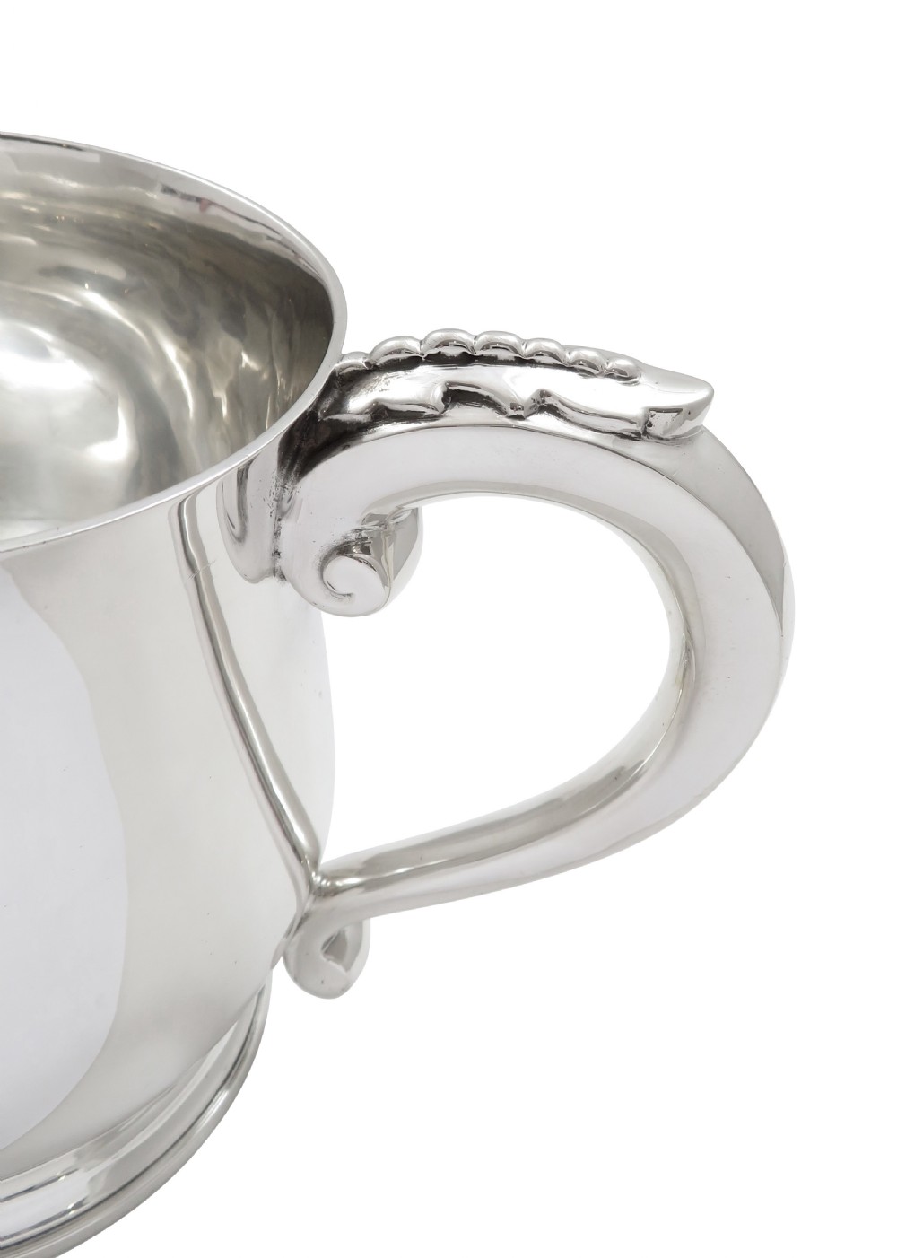 Antique Sterling Silver Pint Mug / Tankard 1939 View VII