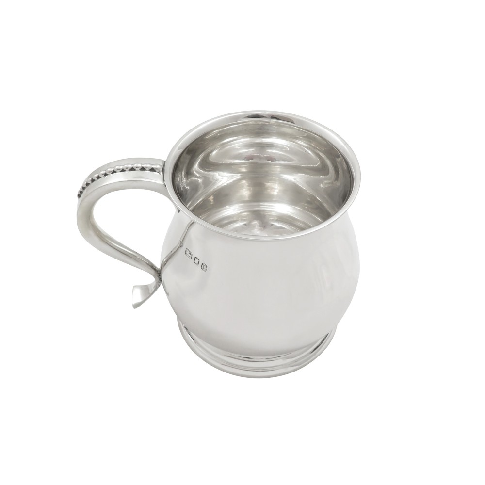 Antique Sterling Silver Pint Tankard / Mug 1938