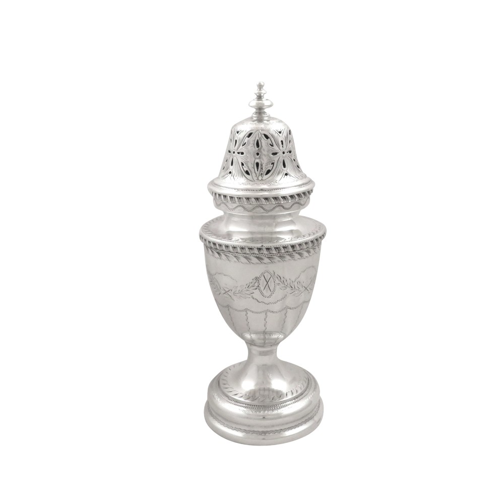 Antique Edwardian Sterling Silver Sugar Shaker / Caster 1901