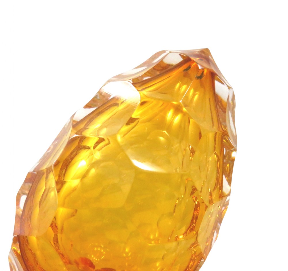 Antique Silver & Amber Glass Scent / Perfume Bottle c1890 View IV