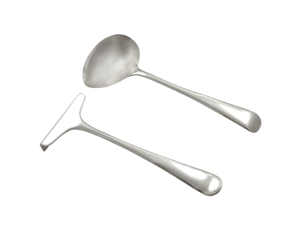 Antique George VI Sterling Silver Spoon & Pusher Set in Case View III
