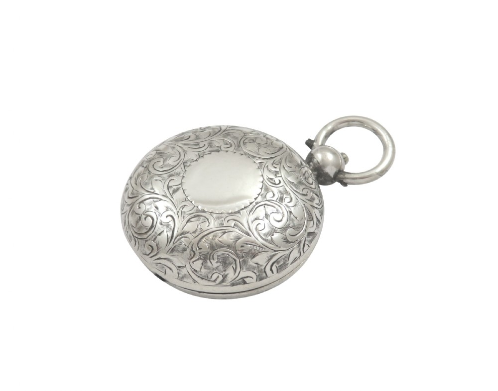 Antique Edwardian Sterling Silver Sovereign Case 1902 View VI