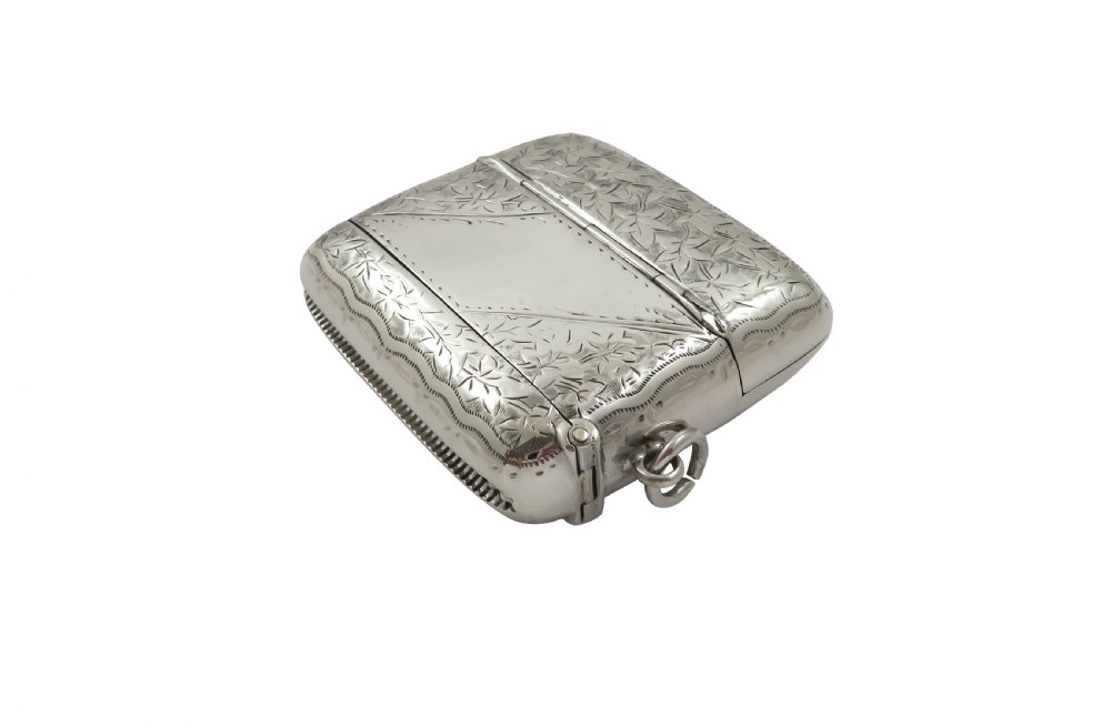 Unusual Antique Victorian Sterling Silver Combination Vesta / Cheroot Holder 1900 View IV