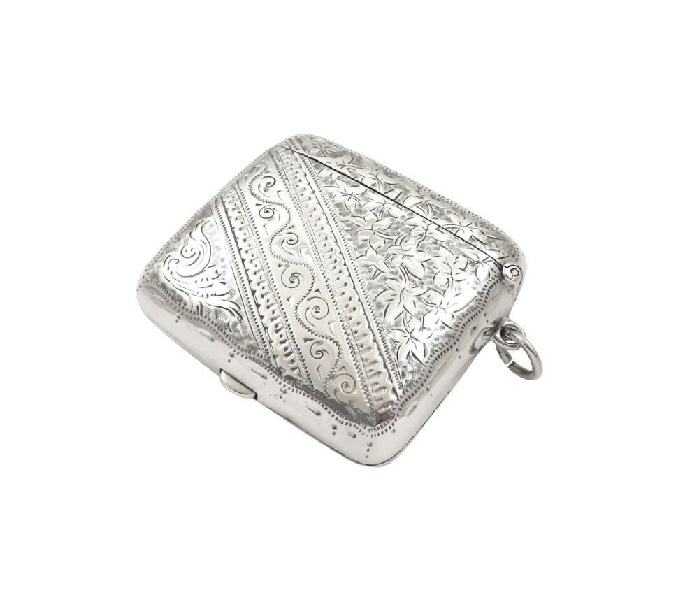 Unusual Antique Victorian Sterling Silver Combination Vesta / Cheroot Holder 1900 View VII