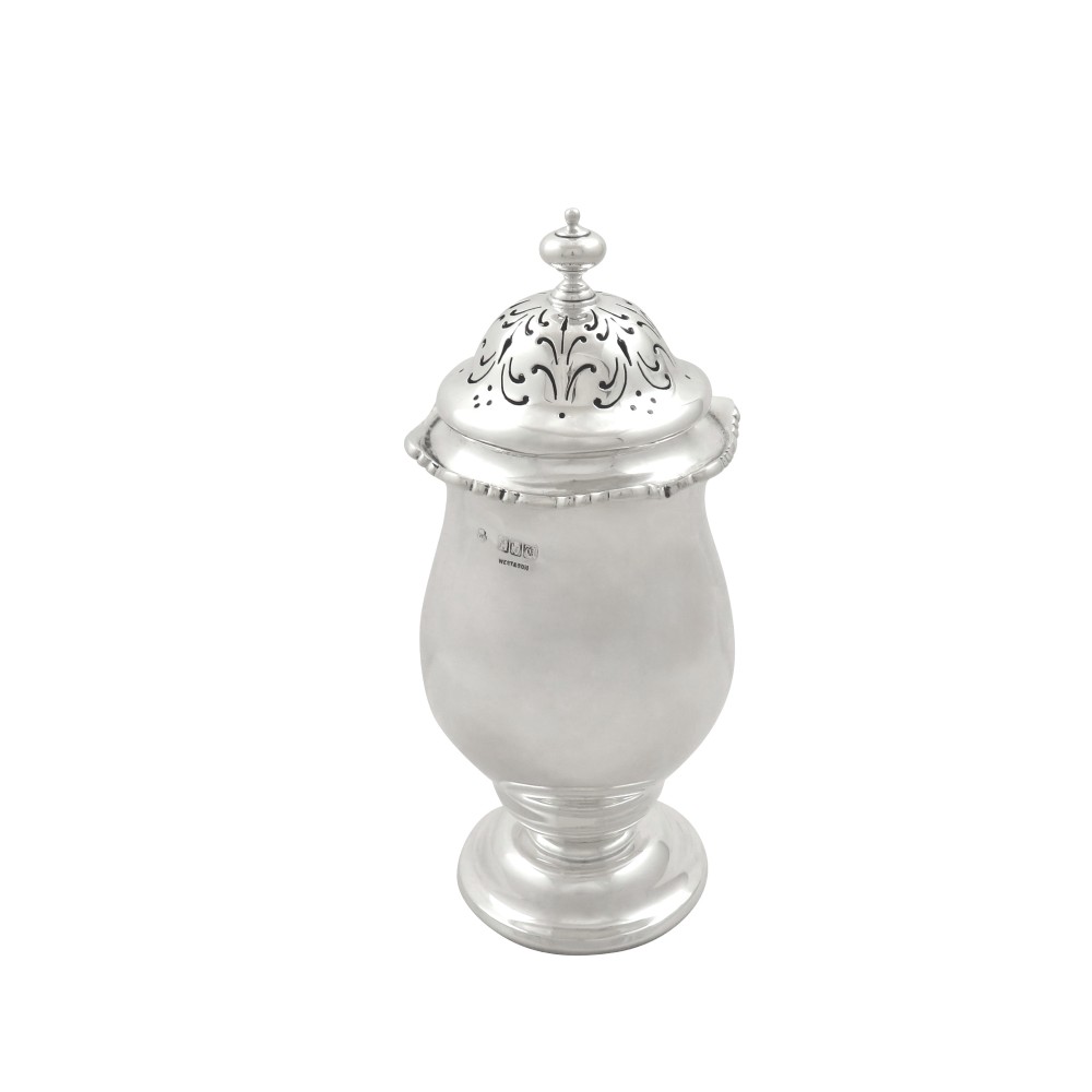Antique Irish Sterling Silver Sugar Shaker - Dublin 1915