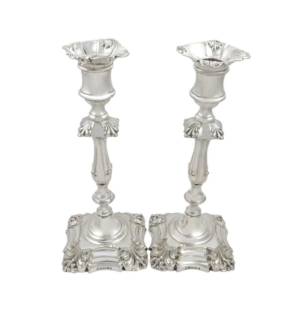 Pair of Antique Victorian Silver Plated 10